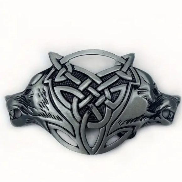 New celtic wolf belt buckle - Picture 2 of 5